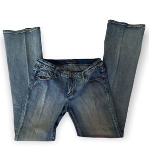 Pepe Jeans London Vintage Bootcut Jeans Y2K Low Rise Blue Denim Size 8 / 31x32 C